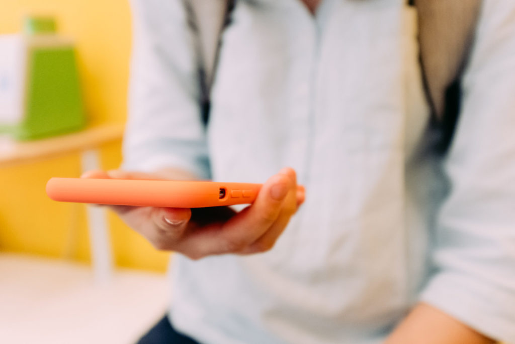 a doctor holding a tablet